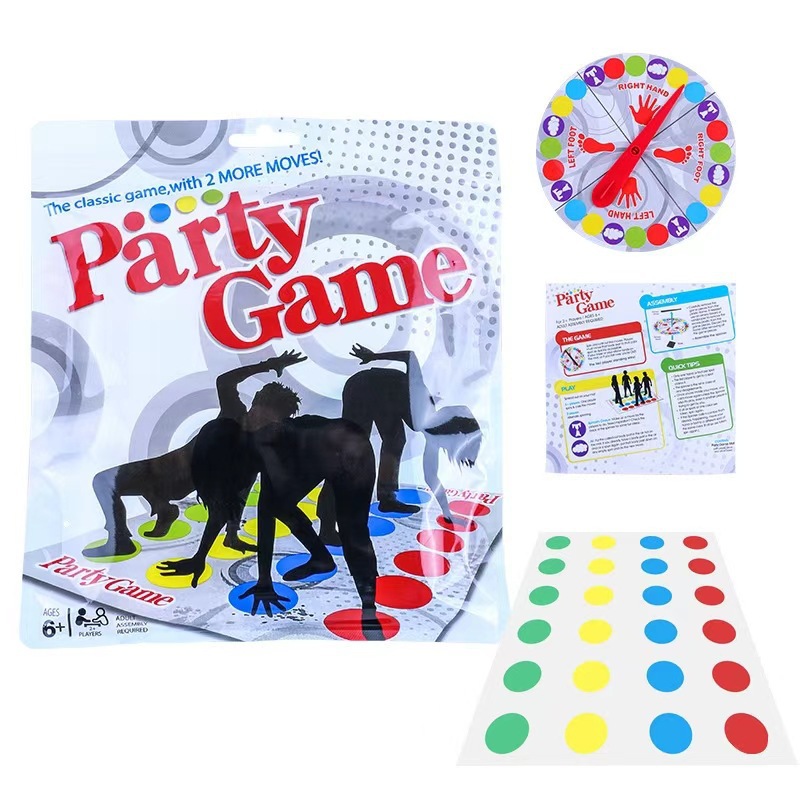 Party Games Adults Indoor - Jogo Twister - Brinquedo Interativo para
