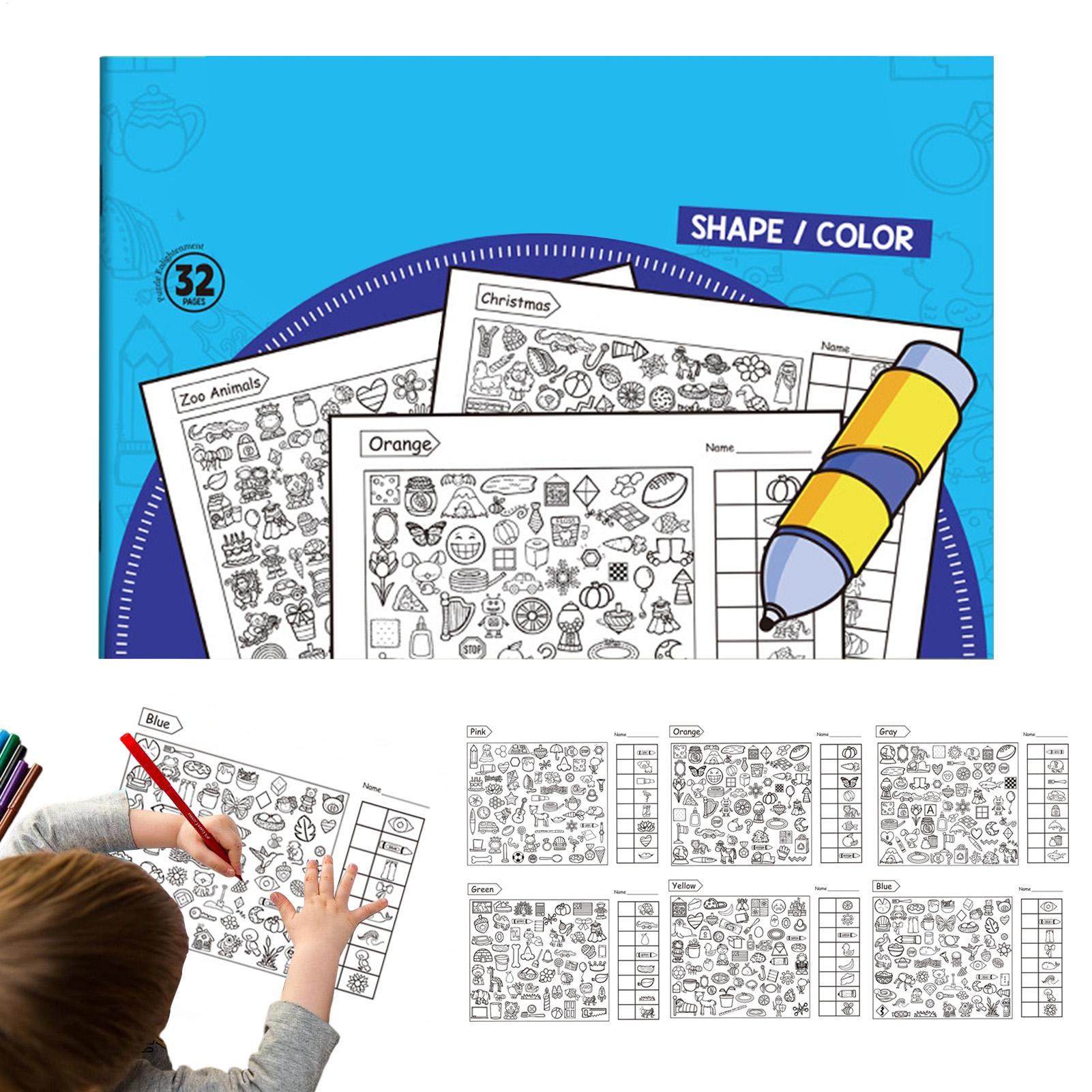 Party Games Kid Friendly - Livro de atividades pré-escolares com jogos