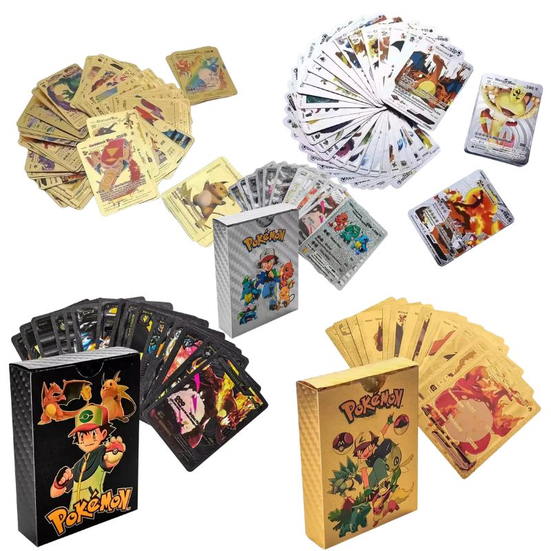 Party Games In Spanish - 55 Cartas Vmax GX com Folha
