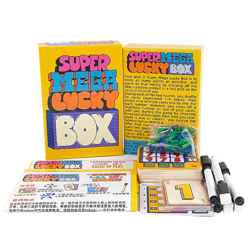 Super Mega Lucky Box: Jogo de  - Party Games Cards avaliação e preço