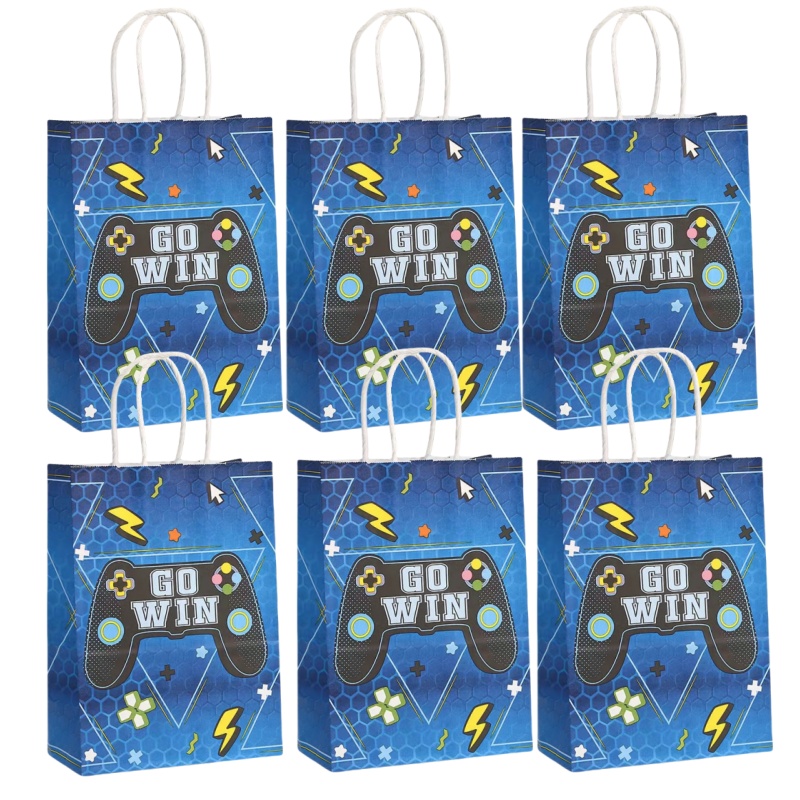 6/24 pçs videogame em tema sac - Party Games Night avaliação e preço