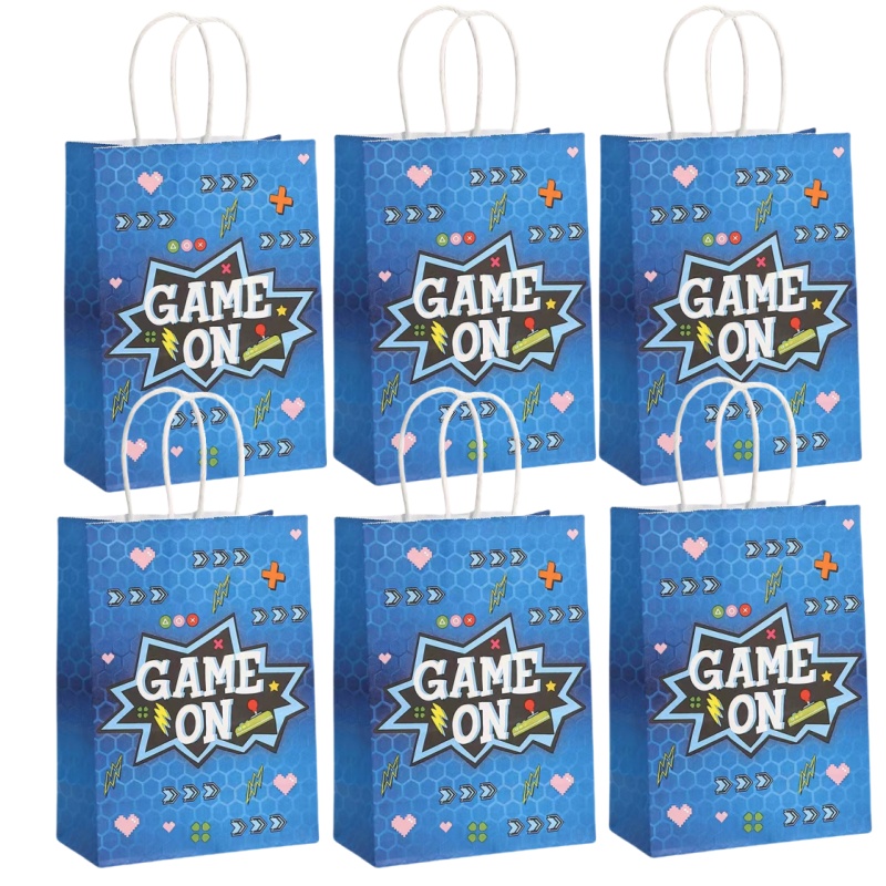 6/24 pçs videogame em tema sac - Party Games Night avaliação e preço