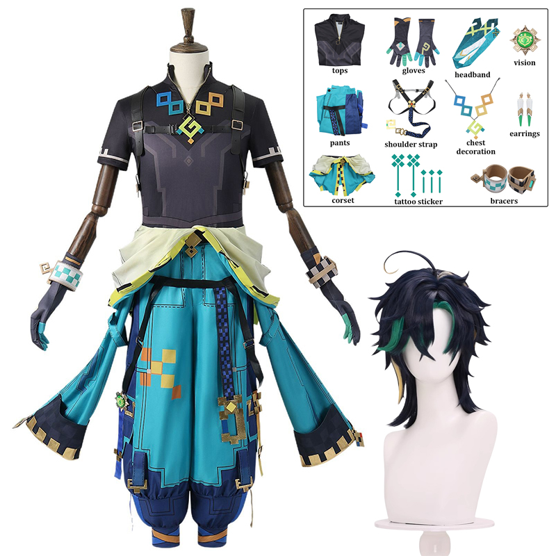 Kinich cosplay genshin impacto - Party Games Kit avaliação e preço