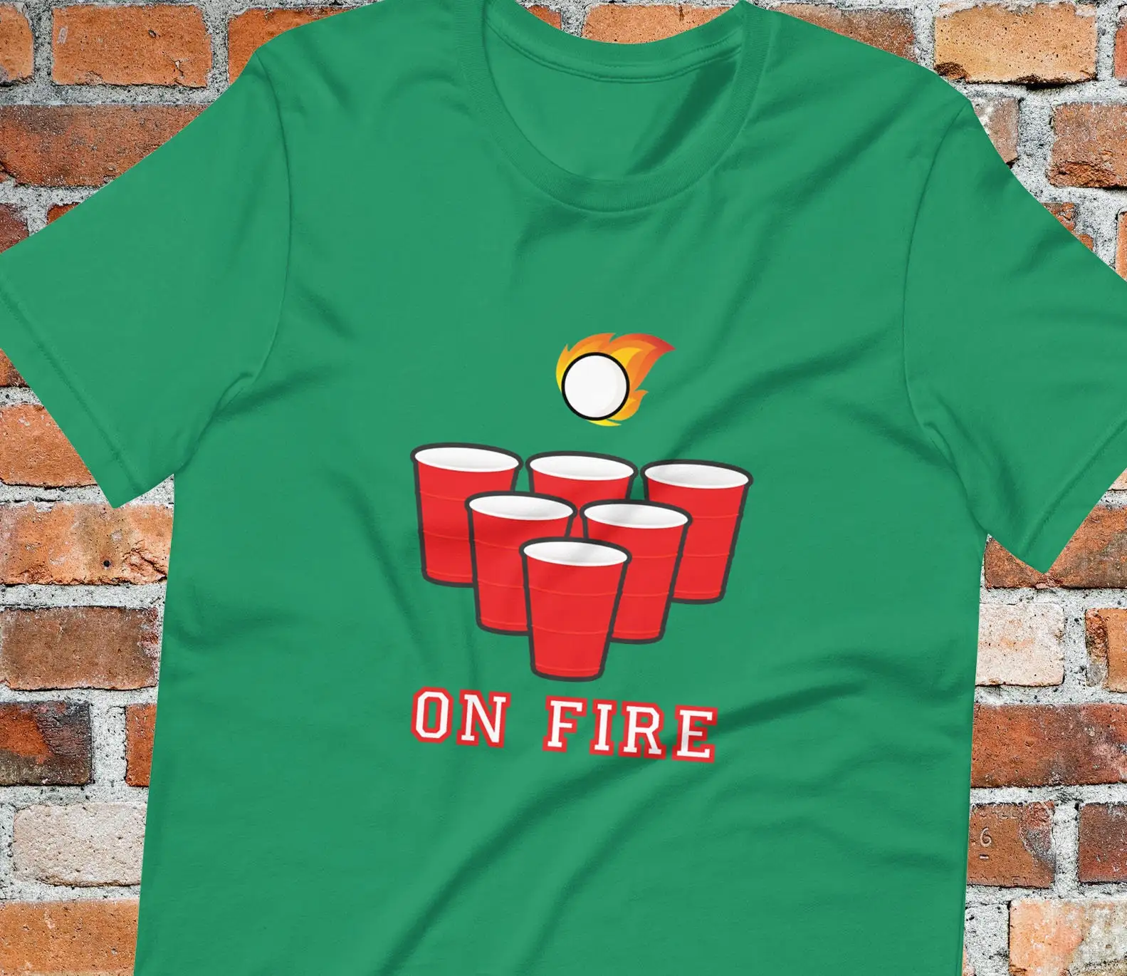 Camiseta Beer Pong On Fire Fli - Party Games College avaliação e preço