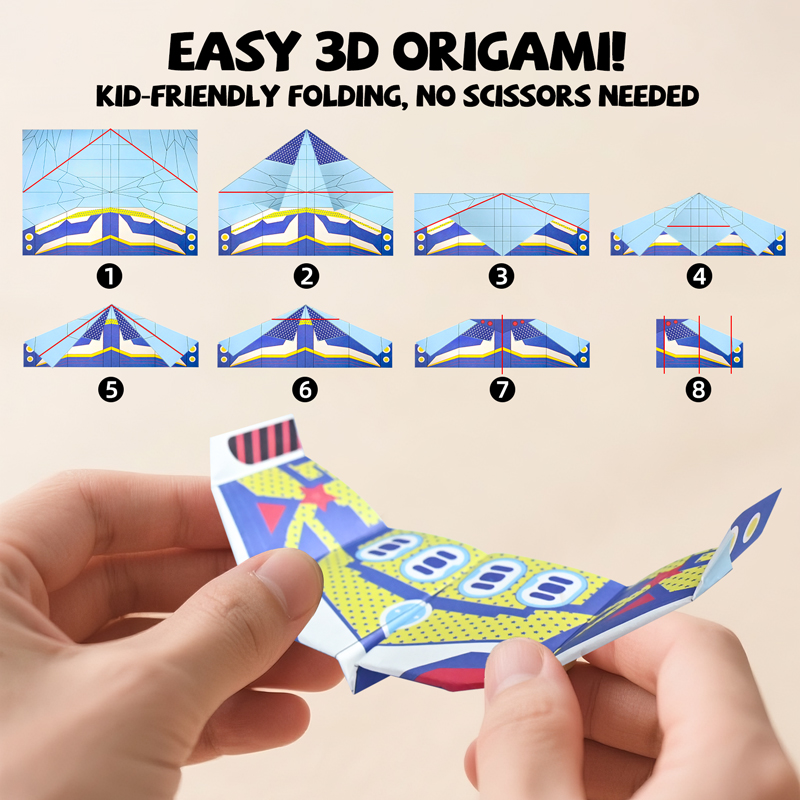 Kit de Origami para Aviões de  - Kids Party Games avaliação e preço